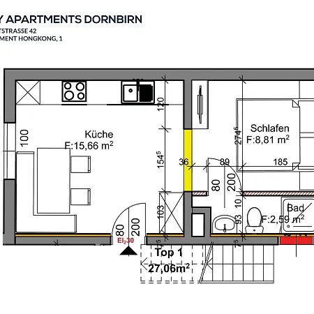 Stadthaus M42 - 1 Apartment